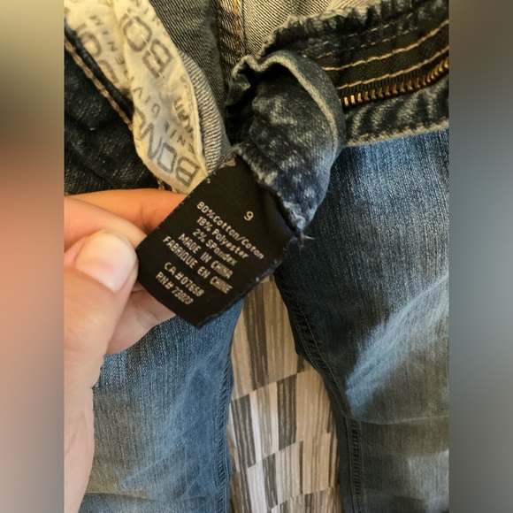 Bongo blue flared leg jeans - Picture 5 of 6